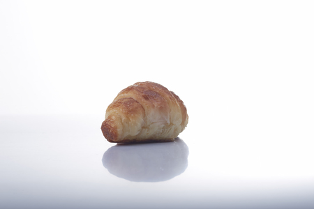Tasty croissants on white backgoundの写真素材