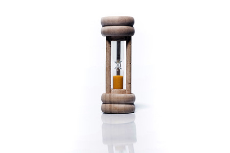 Hourglass isolated on white background
