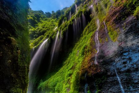 The beautiful madakaripura waterfall in east java, Indonesia