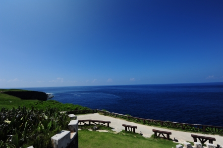 Corner of the island,Taken in Saipanの写真素材