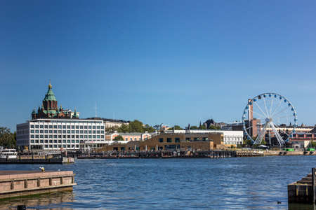 Helsinki, Finland - September 02, 2019: marina boat station for sailing yachts.