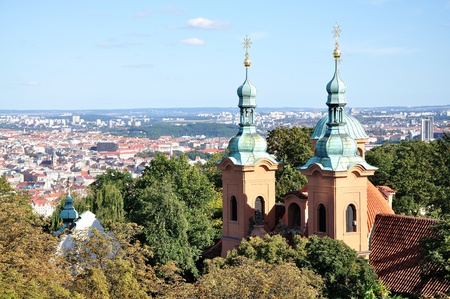 Panorama view to the main city of Czech Republic ï¿½ Prague.の写真素材