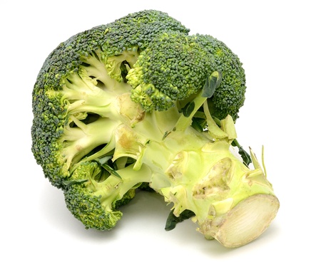 Macro shoot of big broccoli の写真素材