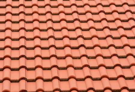 Background from the orange roof tile 