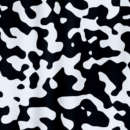 Illustration of the black and white cows coat.の写真素材