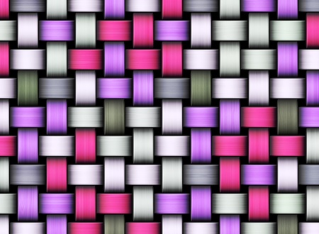 Illustration of the colorful knitted seamless background, texture.の写真素材