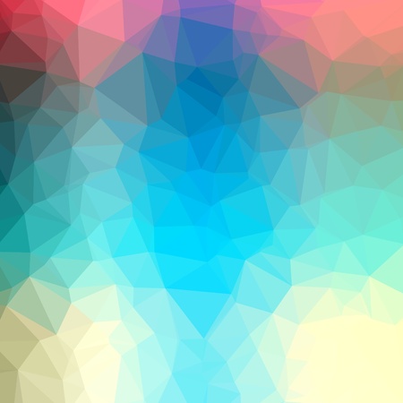 Abstract colorful triangular or polygonal background illustration.の写真素材