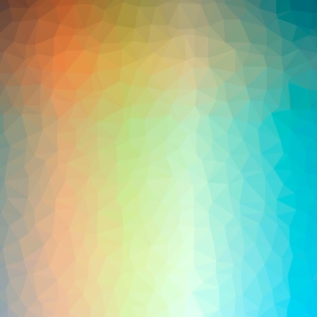 Abstract low poly and triangular color background.の写真素材