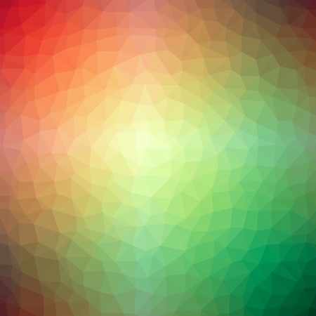 Abstract low poly and triangular color background.の写真素材