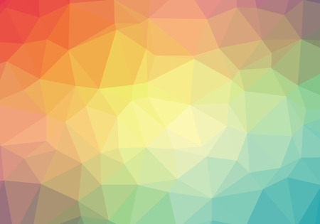 Abstract color polygonal triangle patterns. Low poly background.の写真素材
