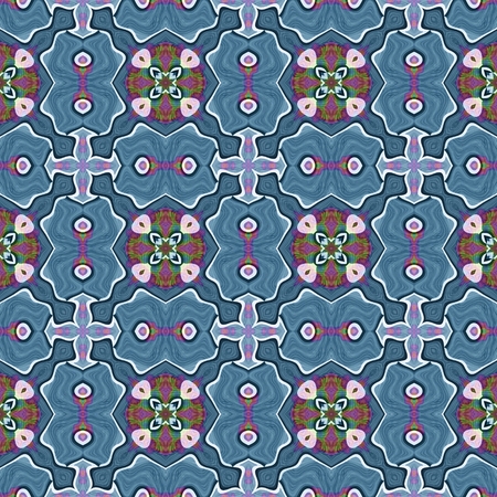 Colorful kaleidoscope pattern. Abstract background ideal for wallpaper pattern and other work.の写真素材