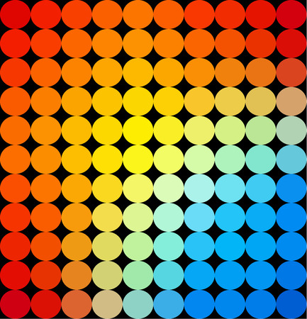 Abstract multicolor dotted background made from small dots.のイラスト素材