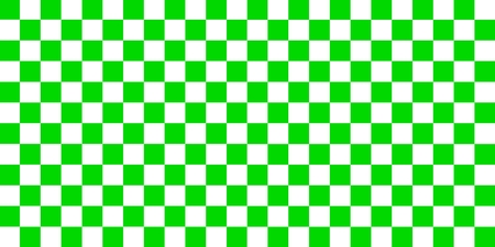 Green and white checkerboard squares seamless pattern.の写真素材