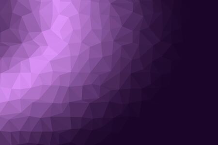 Low Poly Abstract Background with Polygonal or Triangularr Purple Color Gradient.の写真素材