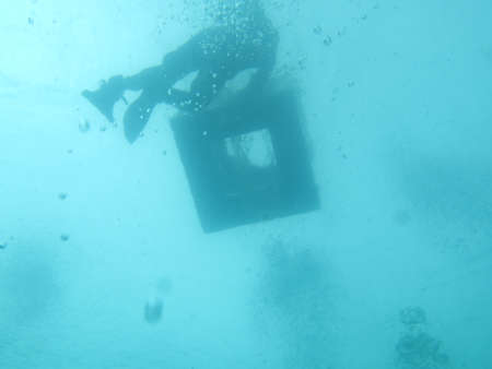 Terengganu, Malaysia- Jun 20 2020: The installment of artificial reef at coral reef area in Redang island, Malaysiaのeditorial素材