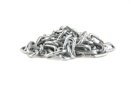 Chains isolated on white background