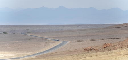 Road in Death Valleyの写真素材