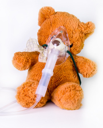 Oxygen mask and bearの写真素材