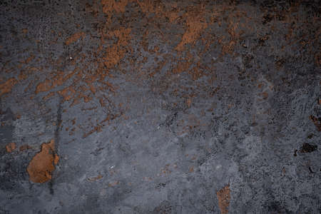 Dark blue surface texture of old stone, grunge wall or floor