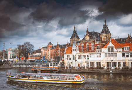 The city of Amsterdamのeditorial素材