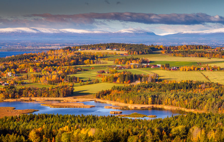 Autumn in JÃ¤mtland Swedenの写真素材