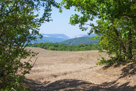Beautiful landscape of Belbek canyon in Crimea