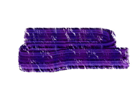 Purple watercolor brush stroke artistic textureの写真素材
