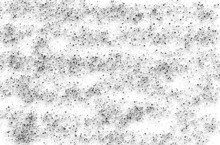 Abstract scattered black dots texture background with random distribution design perfect for wallpaper and creative graphic surfaces. Grain effectの写真素材