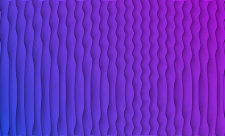 Purple and blue abstract background with vertical glowing waves and smooth futuristic digital textured art, wallpaperの写真素材