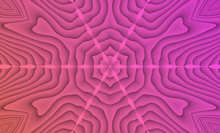 Pink and purple spiral abstract background with hypnotic wave textured smooth digital artistic modern design, wallpaperの写真素材