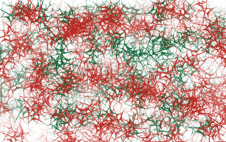 Green and red watercolor veins texture with fine organic lines, abstract background for festive creative design ideas high resolution abstract texture.の写真素材