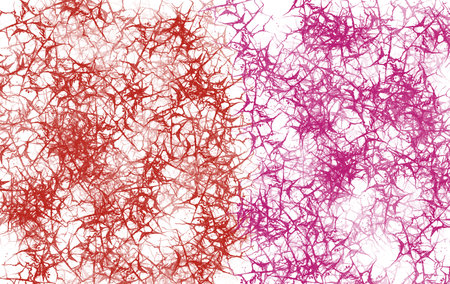 Red and pink watercolor veins texture with smooth organic lines, abstract background for romantic creative design high resolution abstract texture.の写真素材