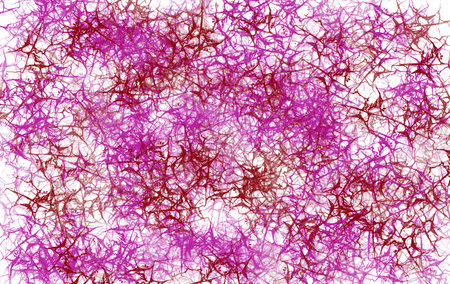 Red and pink watercolor veins texture with soft organic lines, abstract background for gentle creative design projects high resolution abstract texture.の写真素材