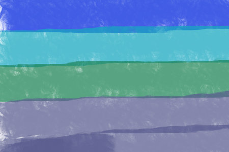 Watercolor abstract brush texture with fluid lines and artistic color blend, suitable for print designの写真素材