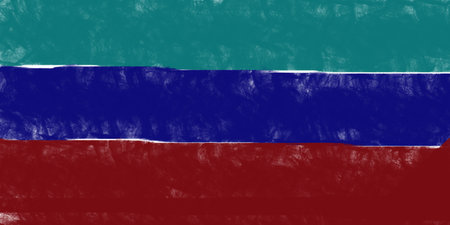 Colorful watercolor paint stroke background with blended brush line design, perfect for digital artworkの写真素材