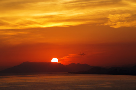 Sanya sunsetの写真素材