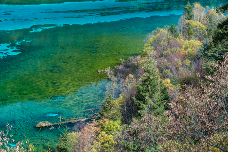 jiuzhaigou sceneryの写真素材