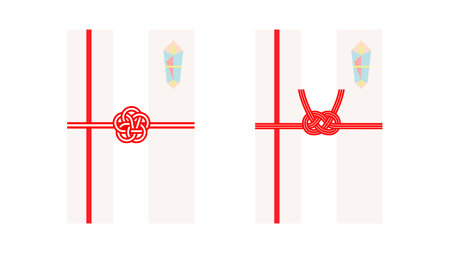 Modern Festive Bag Wrappingのイラスト素材