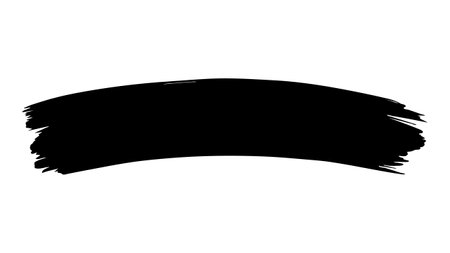 Vector grunge brush strokes. Ink illustration. Grunge textured brush strokes.のイラスト素材