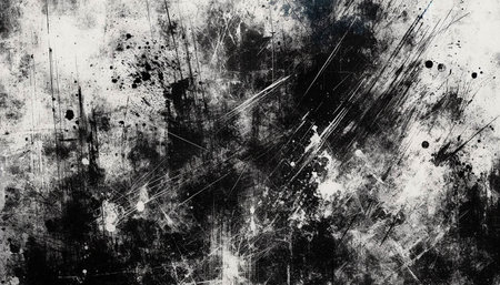 Grunge black and white texture. Abstract background for design.の素材