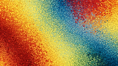 Abstract colorful background with dots. Vector illustration for your graphic design.の素材