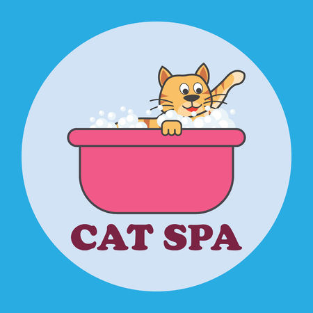Pets shop, pets care, pets lover service with text space for your slogan / tagline, vector illustrationのイラスト素材