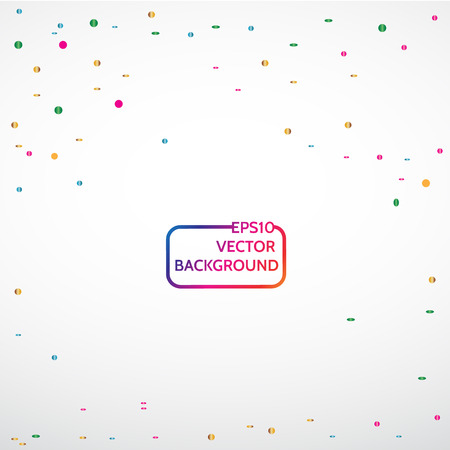 Colorful celebration background with confetti.のイラスト素材