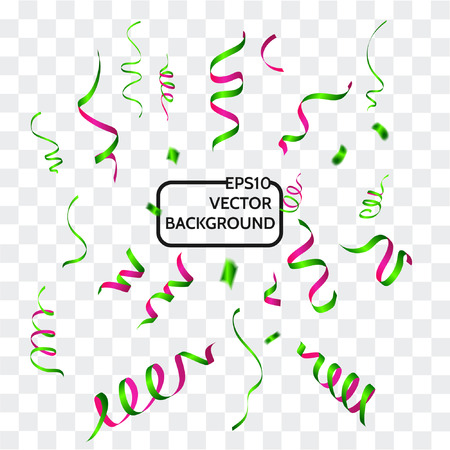 Colorful celebration background with confetti.のイラスト素材