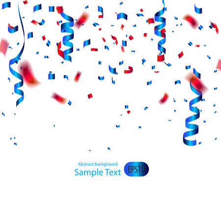 Celebration carnival. Bright colorful vector confetti background.のイラスト素材