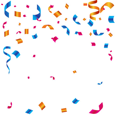 Celebration carnival. Bright colorful vector confetti background.のイラスト素材