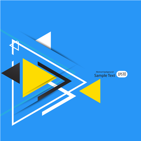 Abstract geometric vector background with triangles.のイラスト素材