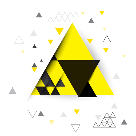 Abstract geometric vector background with triangles.のイラスト素材