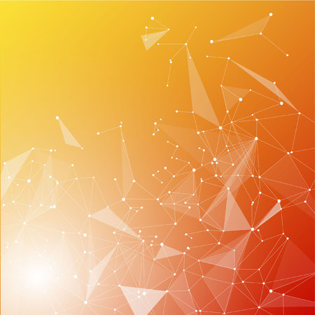 abstract technology network communication concept vector backgroundのイラスト素材