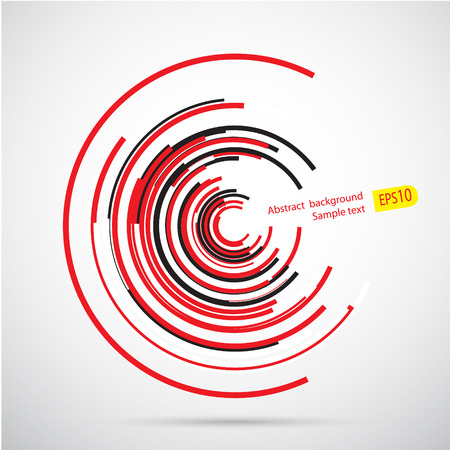 Abstract Red Background with Stripes. Minimal Banner.のイラスト素材